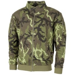 Mikina za zip TACTICAL maskáčová vz.95 Les vel. S