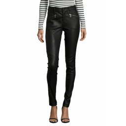 kalhoty dámské kožené - GW SNVV - Black - M0013727
