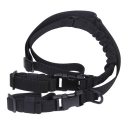ROTHCO popruh zbraňový TACTICAL jednobodový/dvoubodový ČERNÝ