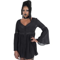 šaty dámské KILLSTAR - Carea - Black - KSRA003310