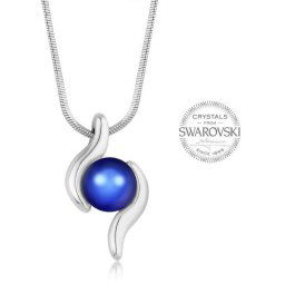 Náhrdelník perla Wave Iris Dark Blue