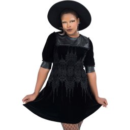 šaty dámské KILLSTAR - Akashic Aristocrat - Black - KSRA003394