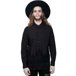 košile pánská KILLSTAR - Alexei - Black - KSRA003409