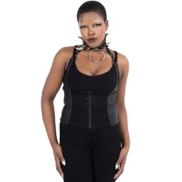 korzet dámský KILLSTAR - Wasteland - Black - KSRA003602