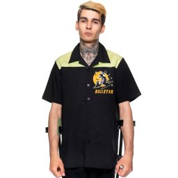 košile pánská KILLSTAR - Witch Queen - Bowling - Black - KSRA003741