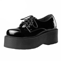 boty ALTERCORE - Spell Vegan - Black Patent - ALT077