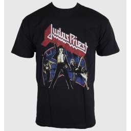 tričko pánské Judas Priest - Unleashed - Black - ROCK OFF - JPTEE09MB