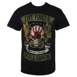 tričko pánské Five Finger Death Punch - Locked & Loaded - Black - ROCK OFF - FFDPTS19MB