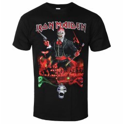 tričko pánské Iron Maiden - LOTB Live Album - Black - ROCK OFF - IMTEE102MB