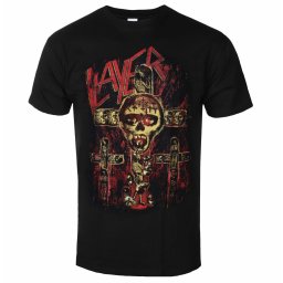 tričko pánské Slayer - SOS Crucifiction - Black - ROCK OFF - SLAYTEE74MB