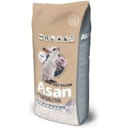 Asan Pet Silver - stelivo pro hlodavce a králíčky 42 l