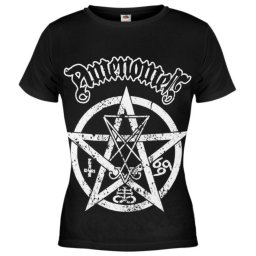 tričko dámské AMENOMEN - Pentagram - BLK - OMEN012DA