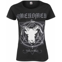 tričko dámské AMENOMEN - THIS IS HELL - OMEN056DA