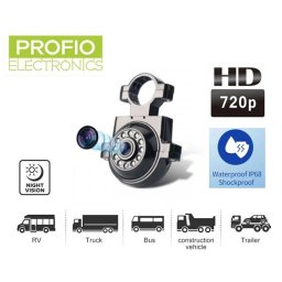 Parkovací kamera s konzolou pro uchycení s HD + 11 IR LED + (IP68 krytí)