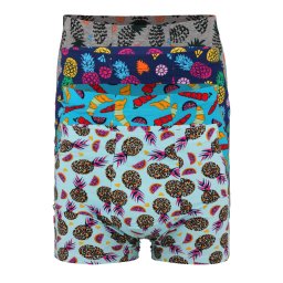 Wild Fruit Pesail bláznivé boxerky bavlna 85689 3bal. XL vícebarevná