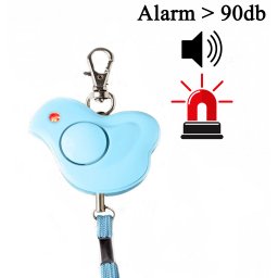 Mini alarm osobní přenosný - dětský kačenka s hlasitostí až 100dB