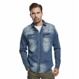 košile pánská BRANDIT - Riley - 4020-denim blue