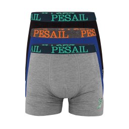 Tonino Pesail boxerky delší nohavička 85712 3bal. L vícebarevná