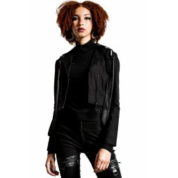 bunda dámská KILLSTAR - Freak Flag - BLACK - KSRA003953