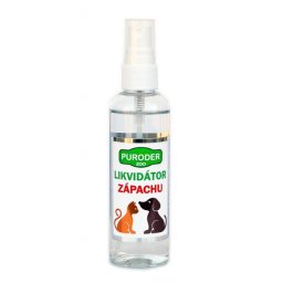 Likvidátor zápachu z domácích mazlíčků Puroder ZOO, 100 ml - neparfemovaný