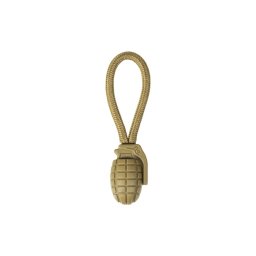 MIL-TEC šnůrka tahací na jezdec zipu GRANÁTEK 5 ks COYOTE
