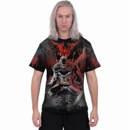 tričko pánské SPIRAL - Batman - ASYLUM WRAP - Black - 114G406M105