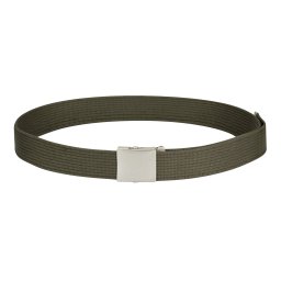 Opasek kalhotový plátěný OLIVE GREEN vel. M
