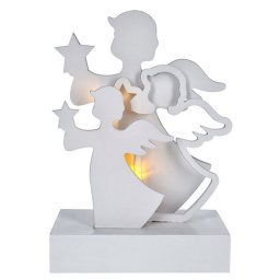 Solight LED dřevění andělé 1V219