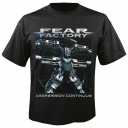 tričko pánské FEAR FACTORY - Aggression continuum - NUCLEAR BLAST - 30242_TS
