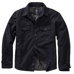 Košile LUMBERJACKET dlouhý rukáv flanel ČERNÁ vel. 5XL