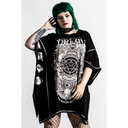 šaty dámské (tunika) KILLSTAR - Insomnia Batwing - black - KSRA004301