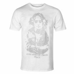 tričko pánské John Lennon - Peace - WHT - ROCK OFF - JLTS19MW