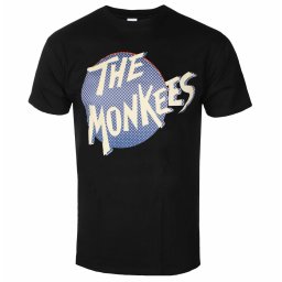 tričko pánské Monkees - Retro Dot Logo BL - ROCK OFF - MONKTS02MB