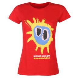 tričko dámské Primal Scream - Screamadelica RED - ROCK OFF - PSCTS01LR