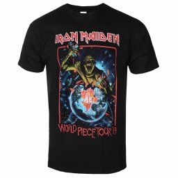 tričko pánské Iron Maiden - World Piece Tour '83 V1 BL - ROCK OFF - IMTEE122MB