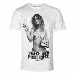 tričko dámské Flaming Lips Peace & Punk Rock Girl WHT - ROCK OFF - FLIPTS02MW