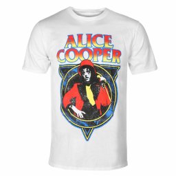 tričko pánské Alice Cooper - Snakeskin WHT - ROCK OFF - ACTEE17MW