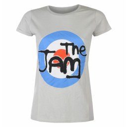 tričko dámské The Jam Spray Target Logo GREY - ROCK OFF - JATS02LG