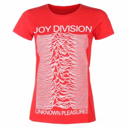 tričko dámské Joy Division - Unknown Pleasures FP RED - ROCK OFF - JDTS04LR