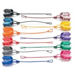 Hokejový chránič zubů Shock Doctor Gel Max Strapped SR modrá