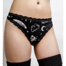 kalhotky dámské KILLSTAR - Moonbow - Black - KSRA004182