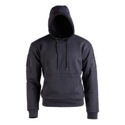 Mikina klokanka TACTICAL s kapucí ČERNÁ vel. XL