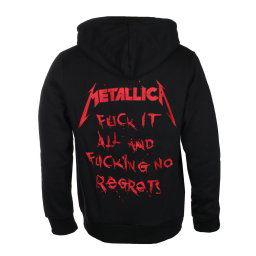 mikina pánská Metallica - No Regrets - Black - RTMTLZHBREG