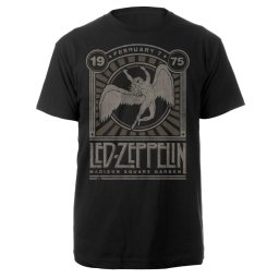 tričko pánské Led Zeppelin - Madison Square Garden 1975 Event - Black - RTLZETSBMAD