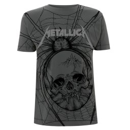 tričko pánské Metallica - Spider - Charcoal - RTMTLTSCHSPI