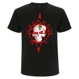 tričko pánské Cypress Hill - Skull Compass- Black - RTCPHTSBCOM