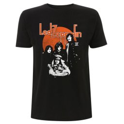 tričko pánské Led Zeppelin - Orange Circle - Black - RTLZETSBORA
