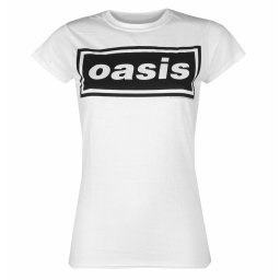 tričko dámské Oasis - Decca Logo - White - RTOASGSWDEC