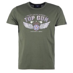 Triko krátký rukáv PILOTS ELITE SCHOOL ZELENÉ vel. M