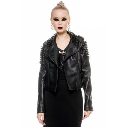 bunda dámská (křivák) KILLSTAR - Black Magic - Black - KSRA003574